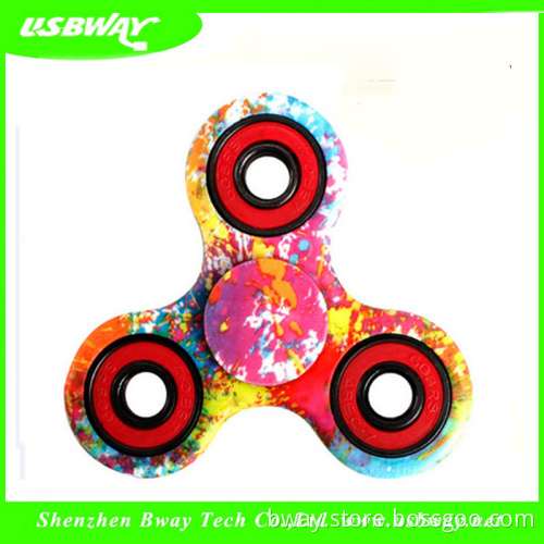 2017 Trending product colorful metal fidget spinner with custom logo boredom edc spinner for children toys